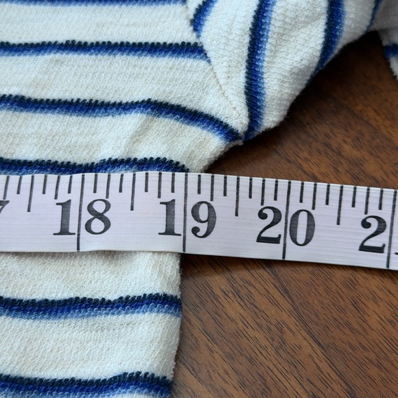 NWT Marine Layer Women's Small Playa Hoodie Navy/Cream Stripe nautical beach - Picture 8 of 11